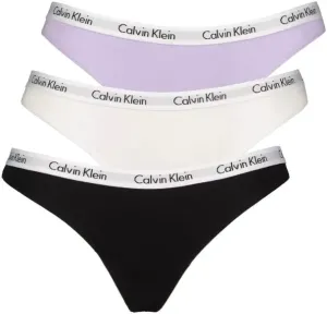 Calvin Klein 3 PACK - perizoma da donna PLUS SIZE QD3800E-HVN XXL
