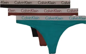 Calvin Klein 3 PACK - perizoma da donna QD3560E-IIL XL