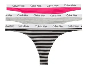 Calvin Klein 3 PACK - slip da donna PLUS SIZE QD3800E-658 3XL