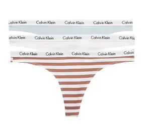 Calvin Klein 3 PACK - slip da donna QD3587E 642 XS