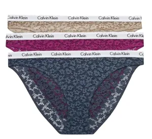Calvin Klein 3 PACK - slip da donna QD3975E-6Q2 PLUS SIZE 3XL
