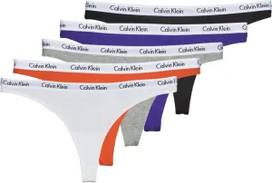Calvin Klein 5 PACK - perizoma da donna QD3585E-HX2 XS