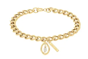 Calvin Klein Bracciale raffinato placcato oro Edgy Pearls 35000561