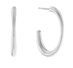 Calvin Klein Decenti orecchini in acciaio Sculptural 35000346