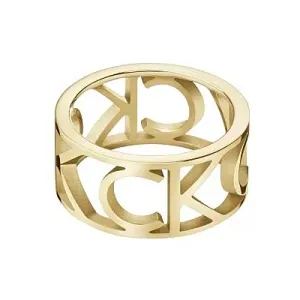 Calvin Klein Elegante anello in acciaio Mania KJCSJR1001 55 mm
