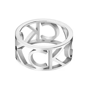 Calvin Klein Elegante anello in acciaio Mania KJCSMR0001 55 mm