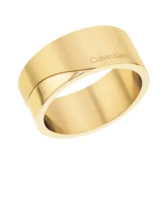 Calvin Klein Elegante anello placcato in oro 35000199 54 mm