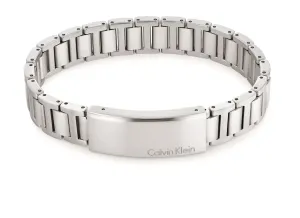 Calvin Klein Elegante bracciale in acciaio da uomo Link 35000089