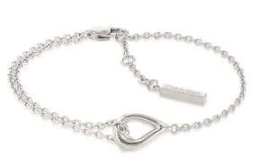 Calvin Klein Elegante bracciale in acciaio Sculptured Drops 35000076