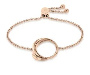Calvin Klein Elegante bracciale placcato in oro rosa Timeless 35000005