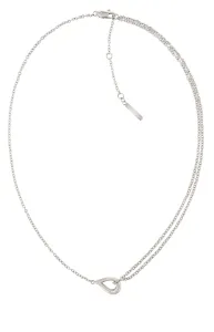 Calvin Klein Elegante collana in acciaio Sculptured Drops 35000080
