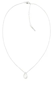 Calvin Klein Elegante collana in acciaio con goccia Sculptured Drops 35000083