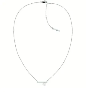 Calvin Klein Incantevole collana in acciaio con perla Minimal 35000175 #3052093