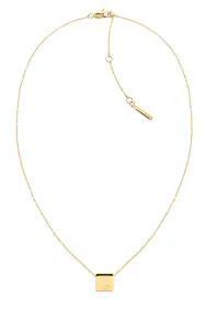 Calvin Klein Moderna collana placcata in oro Geometric 35000248