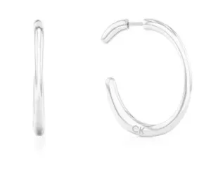 Calvin Klein Raffinati orecchini a cerchio in acciaio Elongated Drops 35000452