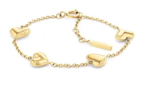 Calvin Klein Romantico bracciale placcato in oro Captivate 35000300