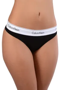 Women thongs Calvin Klein black (F3786E-001)
