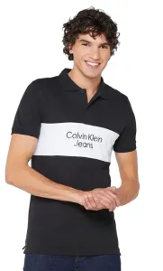 Calvin Klein T-shirt polo da uomo Slim Fit J30J322449-BEH L