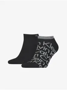 Calvin Klein Set of two pairs of men's patterned socks in black Calvin K - Men
