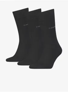 Set of three pairs of black men's socks Calvin Klein - Men #1109479