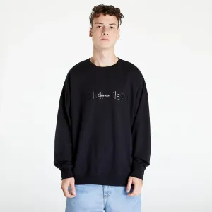 Black Mens Oversize Sweatshirt Calvin Klein Underwear - Men #251974