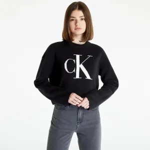 Calvin Klein Jeans Blown Up Ck Loose Pullover Black #1378041