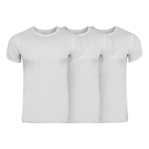 Calvin Klein 3 PACK - T-shirt da uomo Regular Fit NB4011E-100 S