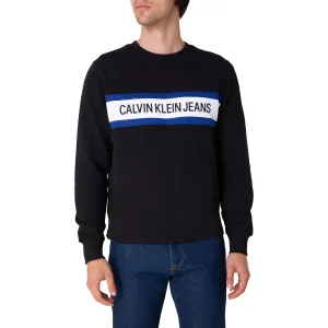 Calvin Klein Sweatshirt Eo/ Inst Chst Stripe, Bae - Men's #900989