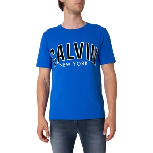 Calvin Klein T-shirt Eo/ Calvin Curved Ss, Chq - Men's #63134