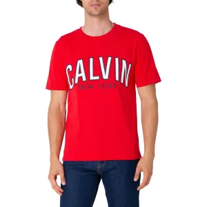 Calvin Klein T-shirt Eo/ Calvin Curved Ss, Xa9 - Men's #901107
