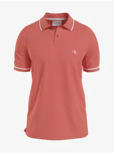 Coral Men's Polo T-Shirt Calvin Klein - Men #1287509