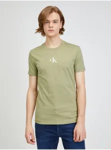 Light Green Men's T-Shirt Calvin Klein - Men