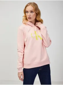 Light Pink Women's Hoodie Calvin Klein Jeans - Women