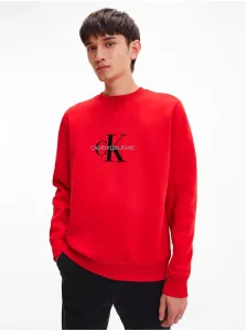 Red Men's Sweatshirt Calvin Klein Jeans - Men