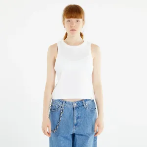 Calvin Klein Jeans Tab Rib Tank Top Bright White #1704114