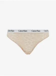Calvin Klein Underwear Beige Lace Panties - Women #186945