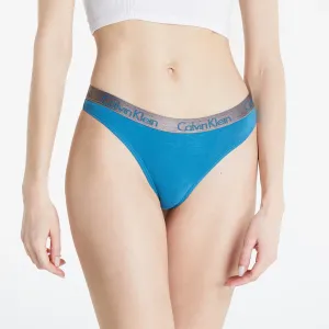 Calvin Klein Radiant Cotton Thong 3 Pack Tapestry Teal/ White/ Citrina #225296
