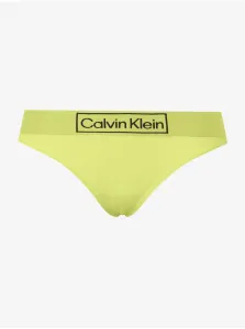 Neon Green Thongs Calvin Klein - Women