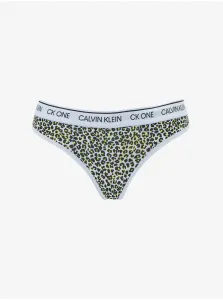 Calvin Klein Underwear White Patterned Thongs - Women #995907