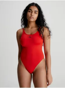 Red Women's One-Piece Swimsuit Calvin Klein Underwear - Women's #2825317