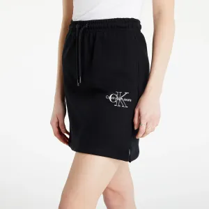 Calvin Klein Jeans Two Tone Monogram Skirt Ck Black #1401759