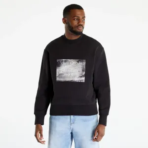 Calvin Klein Jeans Motion Blur Photopri Sweatshirt Black #1378332