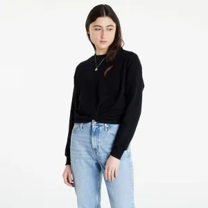 Calvin Klein Jeans Twisted Hem Sweatshirt Ck Black #224060