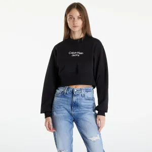 Calvin Klein Jeans Stacked Institutional Sweatshirt Black #3142975