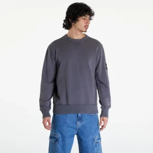 Calvin Klein Jeans Washed Cotton Badge Sweatshirt Washed Black #3132860