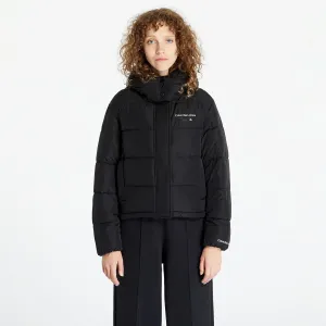 Calvin Klein Jeans Monologo Non Down Sherpa Jacket Black #2384514