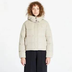 Calvin Klein Jeans Monologo Non Down Sherpa Jacket Plaza Taupe #2384519