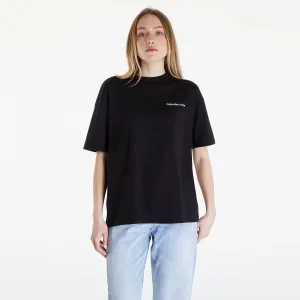 Calvin Klein Jeans Embroidered Slogan Back Tee Black #3120422