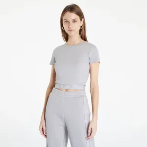 Calvin Klein Jeans Logo Tape T-Shirt Mercury Grey #249533