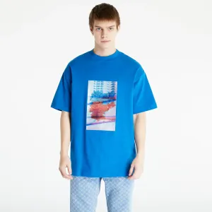 Calvin Klein Jeans Motion Floral Graphic S/S T-Shirt Blue #1503348